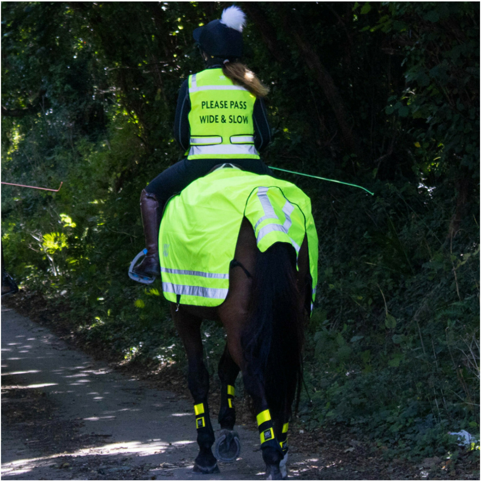 Woof Wear Hi Vis Riding Vest VZ - Hi Viz Yellow